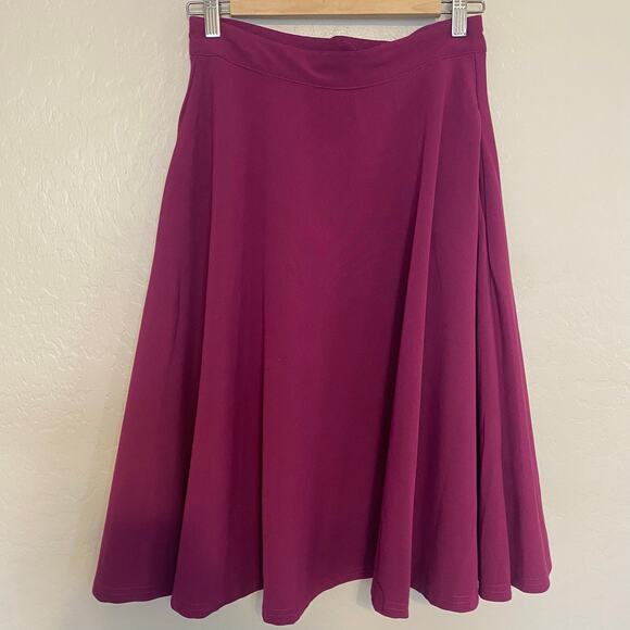 Rock Steady Dresses & Skirts - Rock Steady Swing Circle Skirt Womens Size Medium Purple Pinup Rockabilly Retro